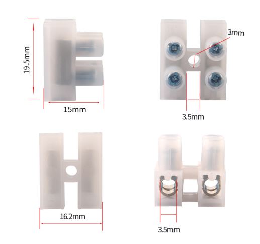 Combo 10 Cút nối dây điện bắt vít PA10-2P