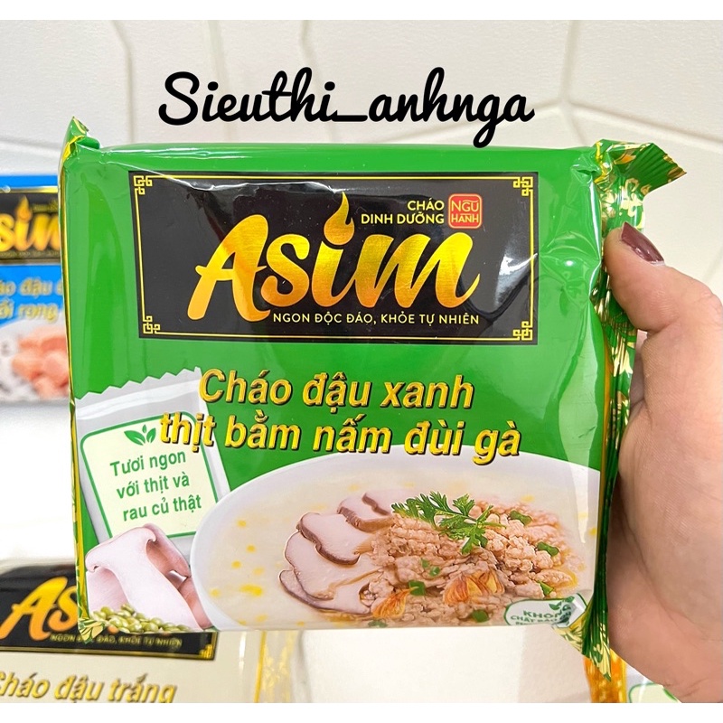 CHÁO ĂN LIỀN ASIM NGŨ VỊ 72G