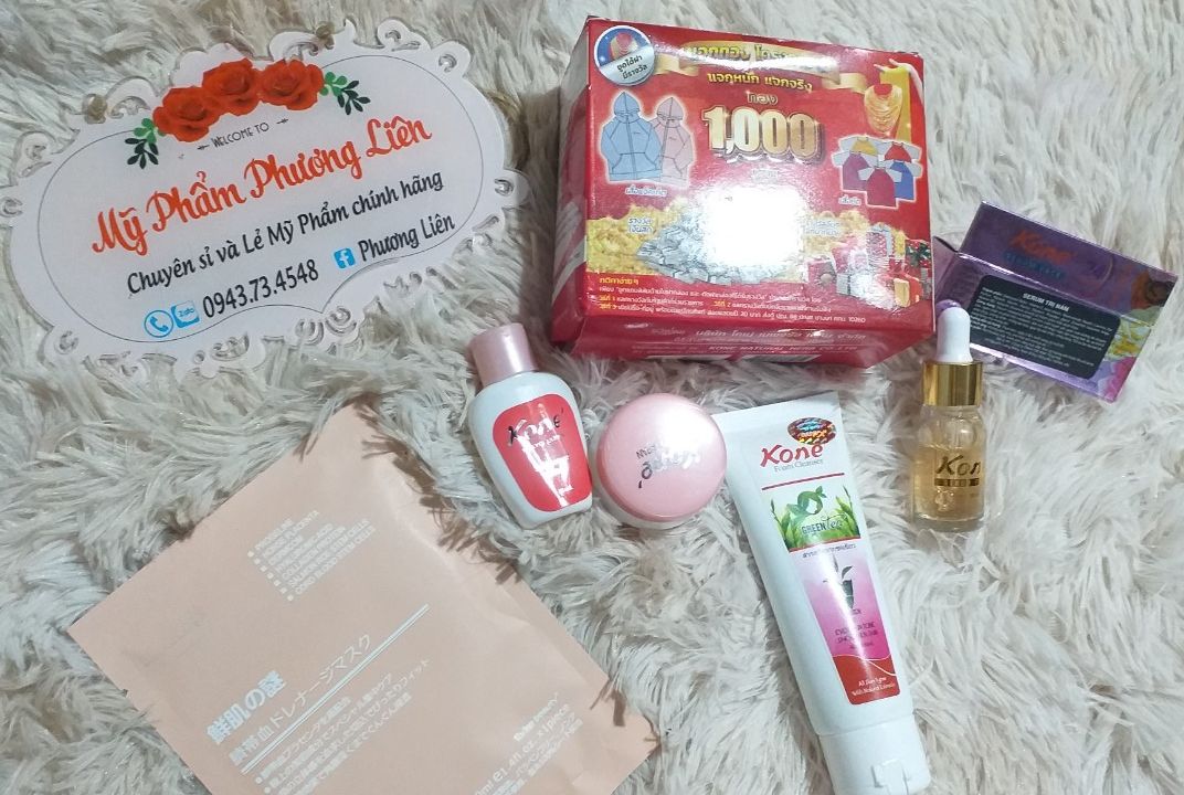 combo 3 món nám KEM KONE THÁI LAN MẪU MỚI