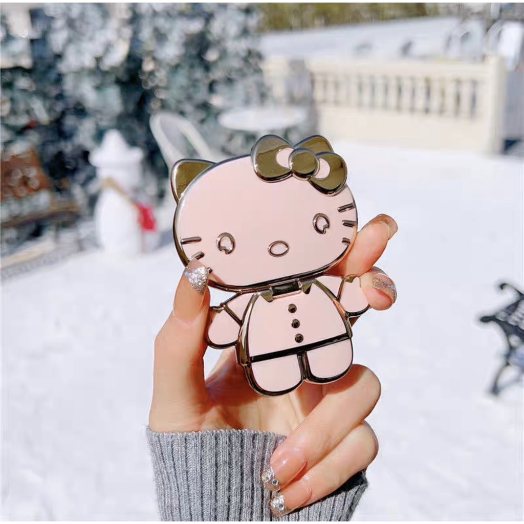Giá đỡ kèm gương Hello Kitty