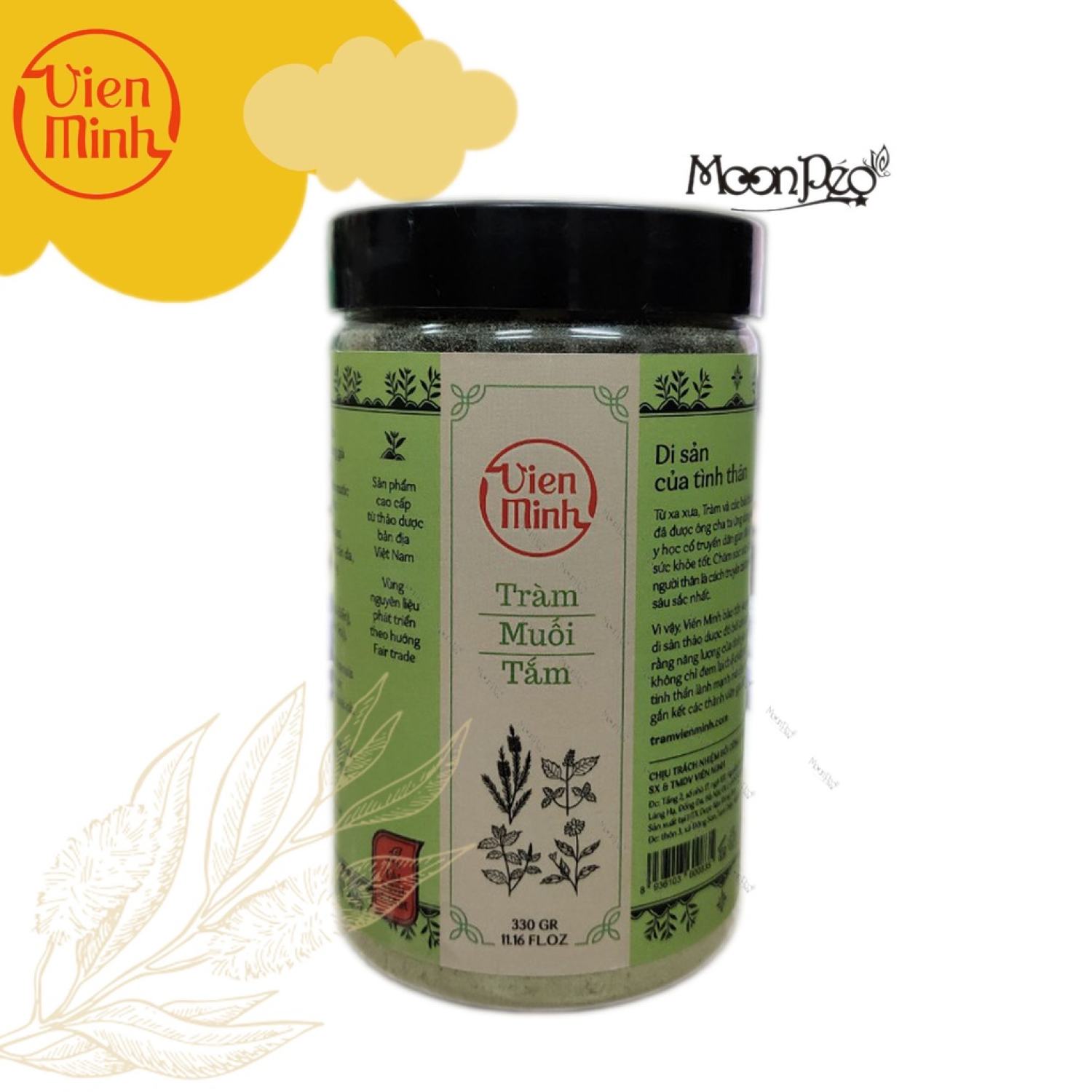 Muối tắm Tràm Viên Minh 330grams làm sạch khử khuẩn da giá rẻ