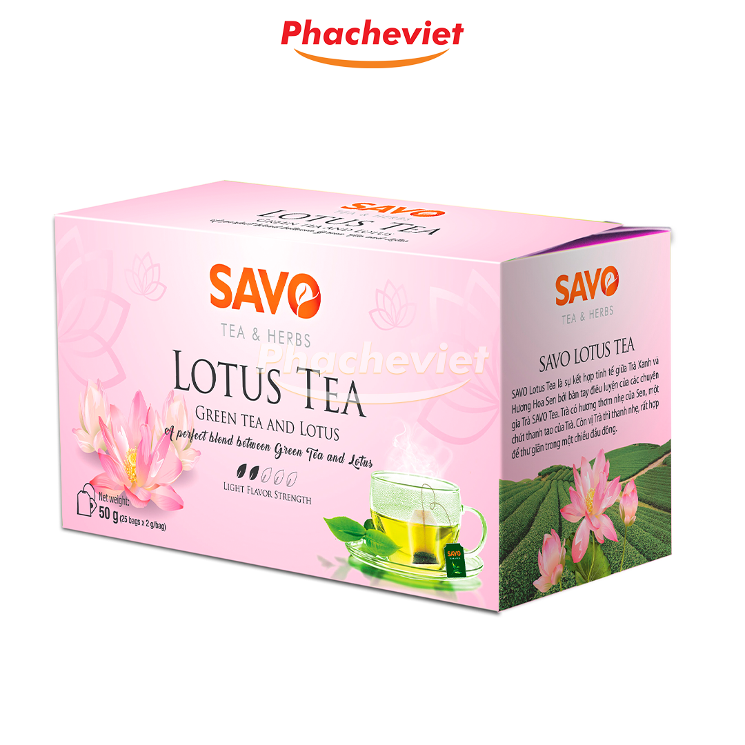 Các loại Trà Savo Hộp 40g (20 túi lọc x 2g/gói)