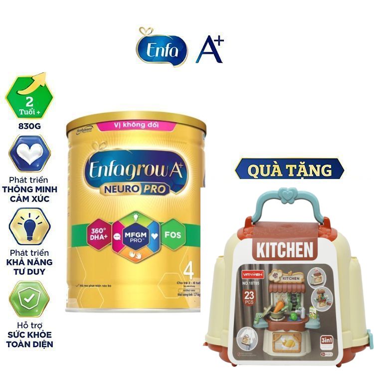[MẪU MỚI]HSD 2024- Sữa Bột Enfagrow A+ 4 (1.7kg) enfa 4 MẪU MỚI NHẤT