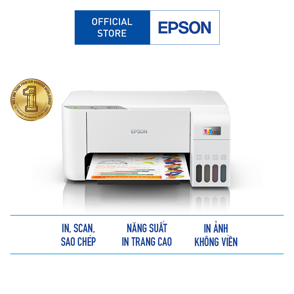 Máy in phun màu đa năng Epson Ecotank L3216