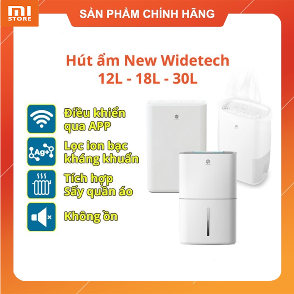 Máy hút ẩm Xiaomi thông minh New Widetech 12L – 18L – 30L
