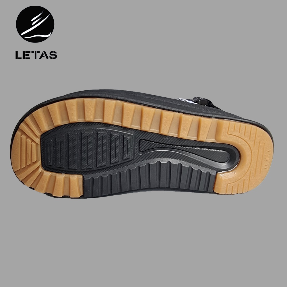 Sandal Nam Letas Phản Quang D1003 - Đen Cam Cốm