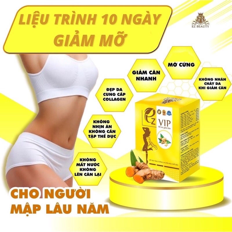 Giảm Cân Ez Vip Cho Cơ Địa Chai Lờn