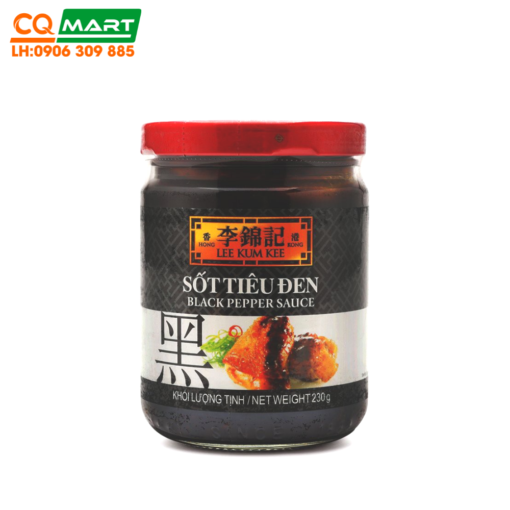 Sốt Tiêu Đen Lee Kum Kee Hũ 230g