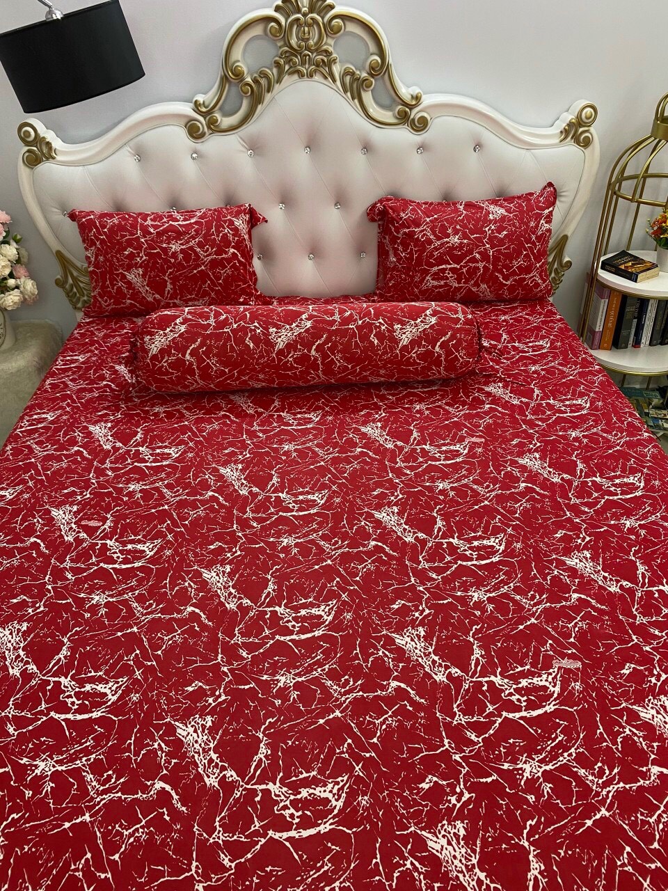 [HCM]Bộ drap thun Hàn Quốc mát lạnh { 4 món }đủ size