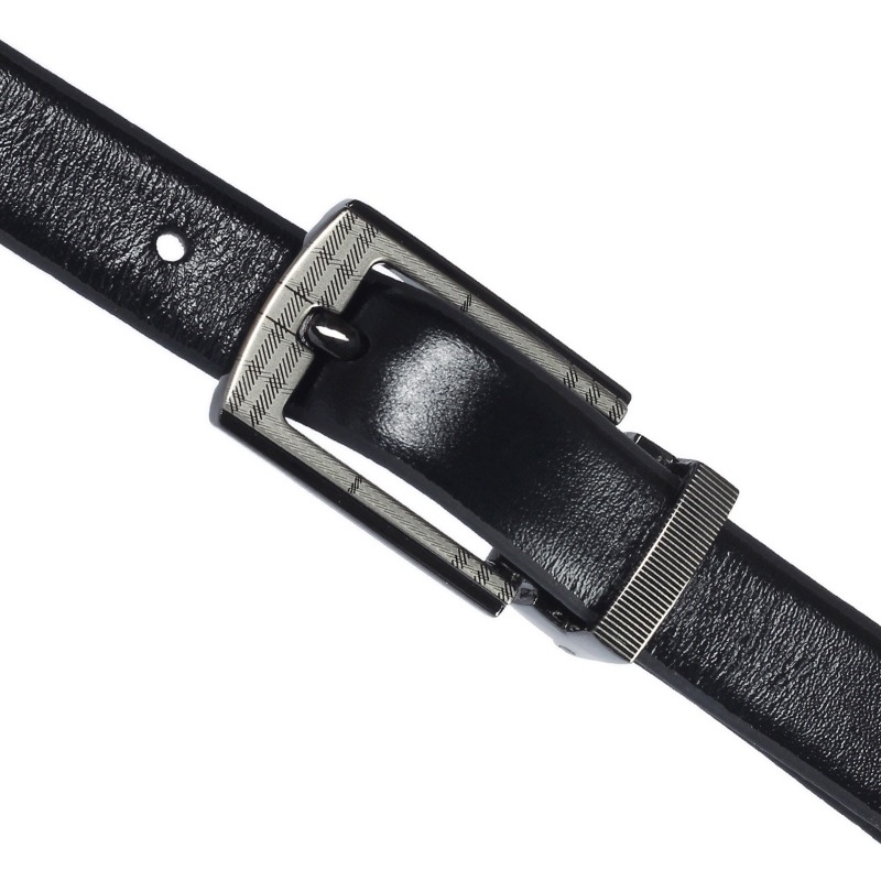 Thắt lưng nữ da bò 2P màu đen HK5115
