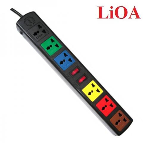 Ổ cắm kéo dài đa năng lioa 6d32n