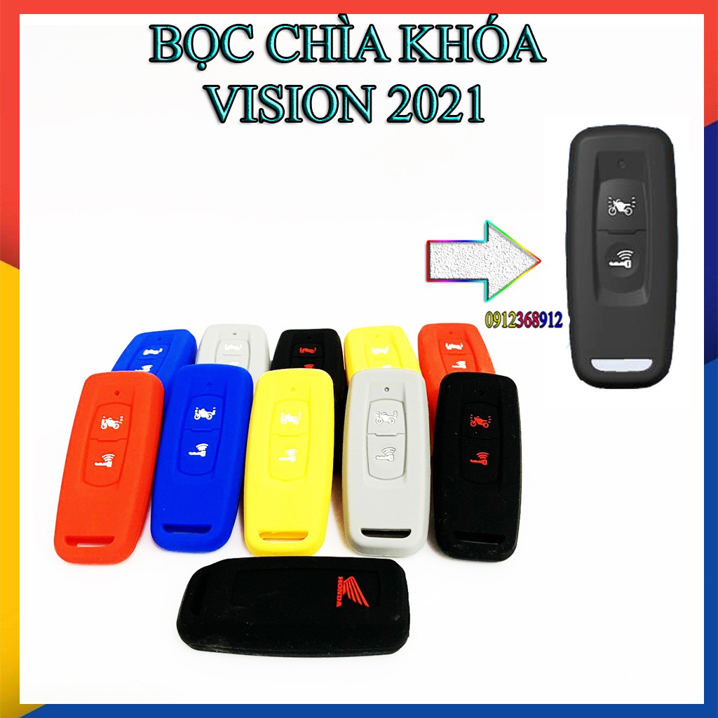 Bọc Chìa Khóa Vision 2021 - Vision 2022 - bao khóa Smartkey Silicon