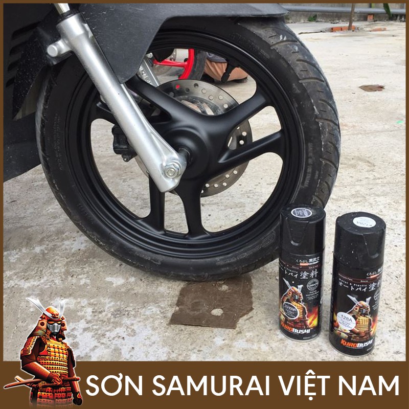 Sơn Samurai Màu Đen Nhám - Chai Sơn Xịt Samurai Đen Nhám 109A KHO SƠN SÀI GÒN