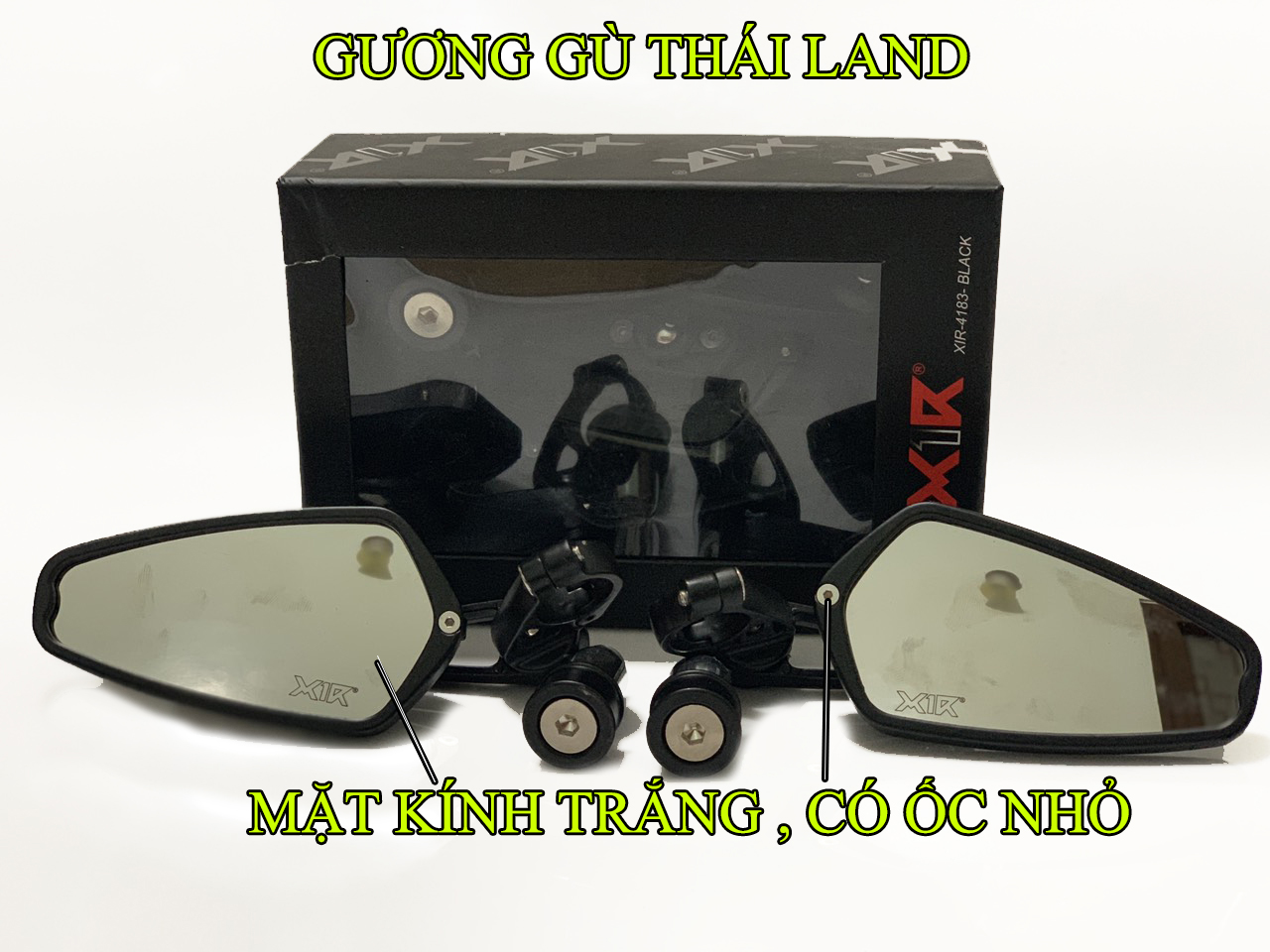 GƯƠNG GÙ THÁI LAN KIỂU X1R ( MẶT KÍNH TRẮNG)- GIÁ 1 ĐÔI