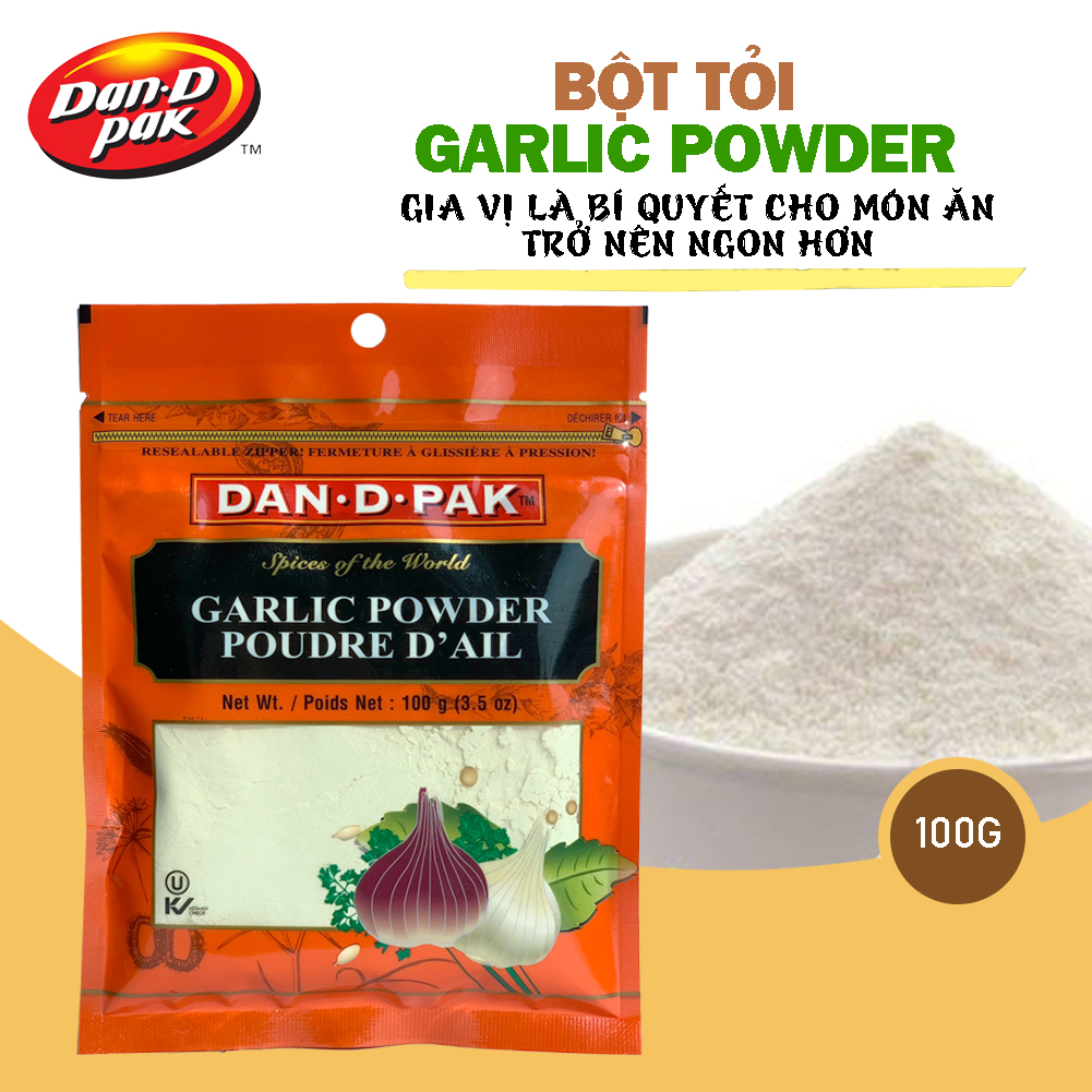 [Chính hãng] Bột Tỏi 100g Dan D Pak
