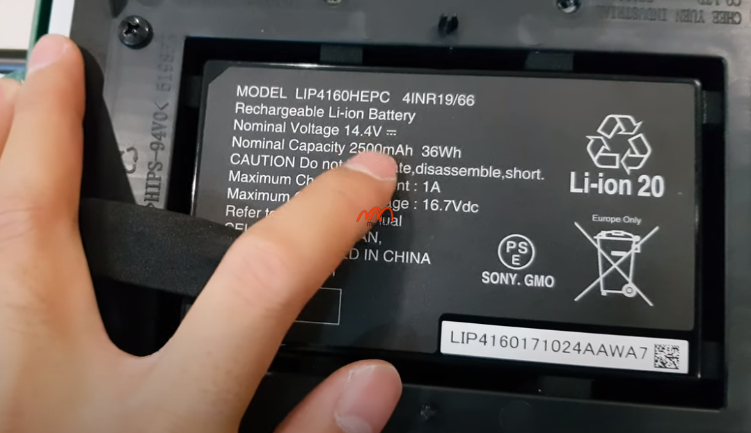 Thay pin loa Sony GTK XB60