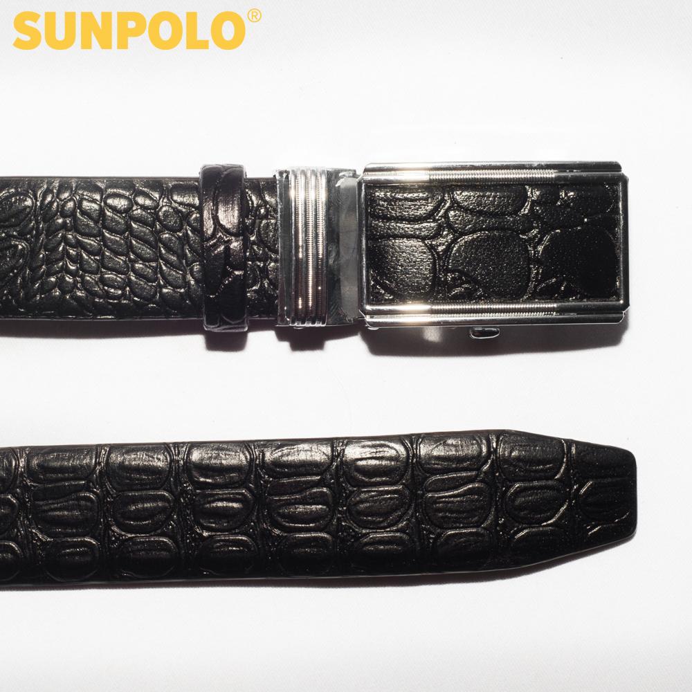 Men genuine leather belt BSAL01 (black, brown)