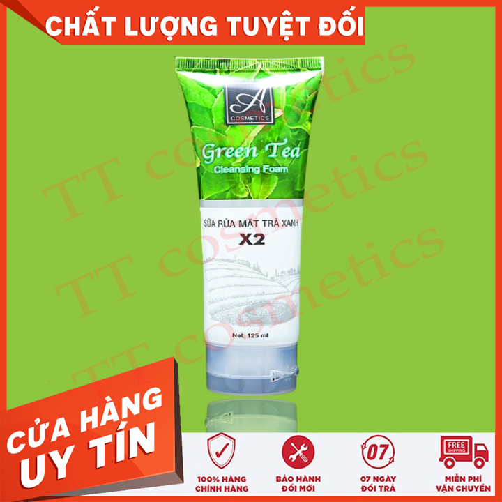 [100% Chính Hãng] sữa rửa mặt trà xanh x2 A cosmetics
