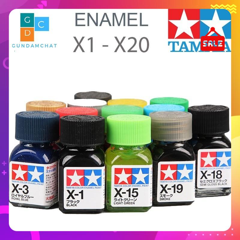 [Hoàn Tiền 10%][New] Sơn mô hình Tamiya Enamel bóng X1-X20