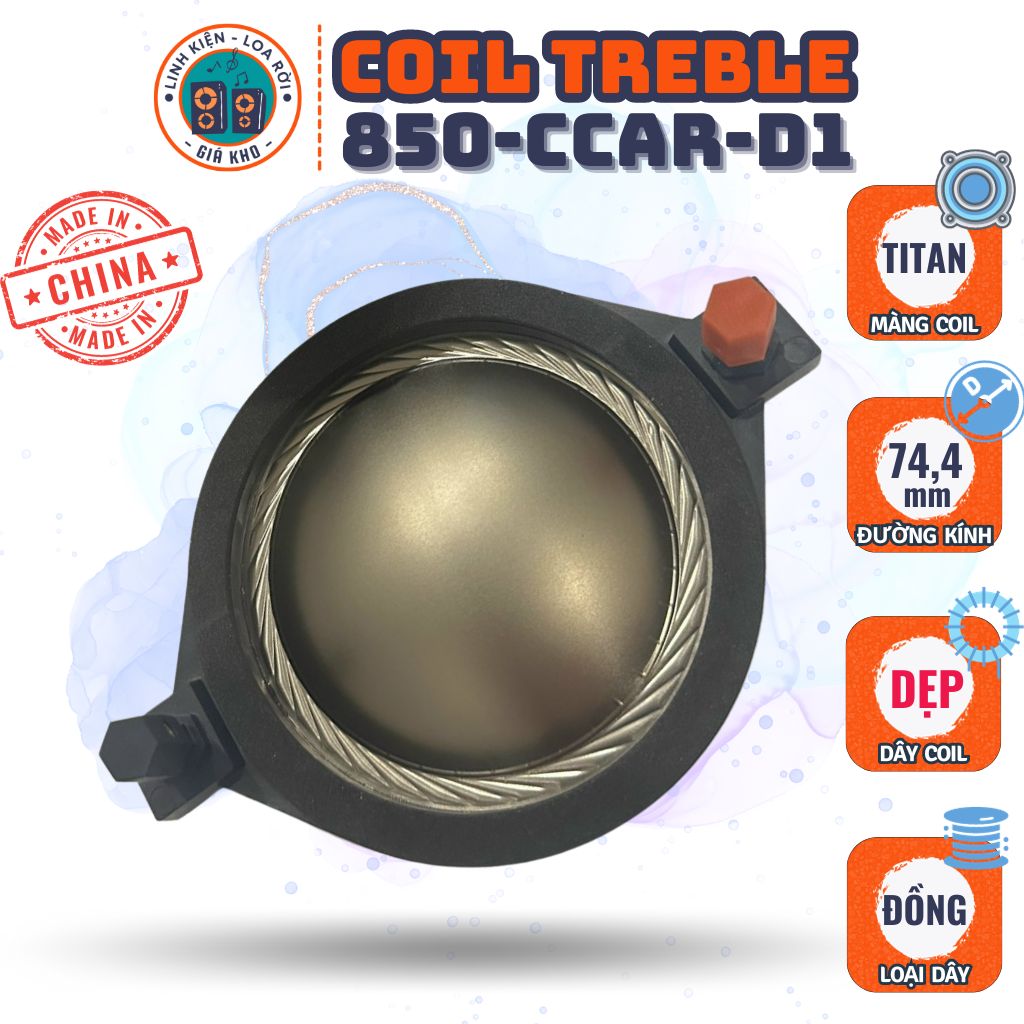 Coil Loa Treble 850 - Titanium - Made in China