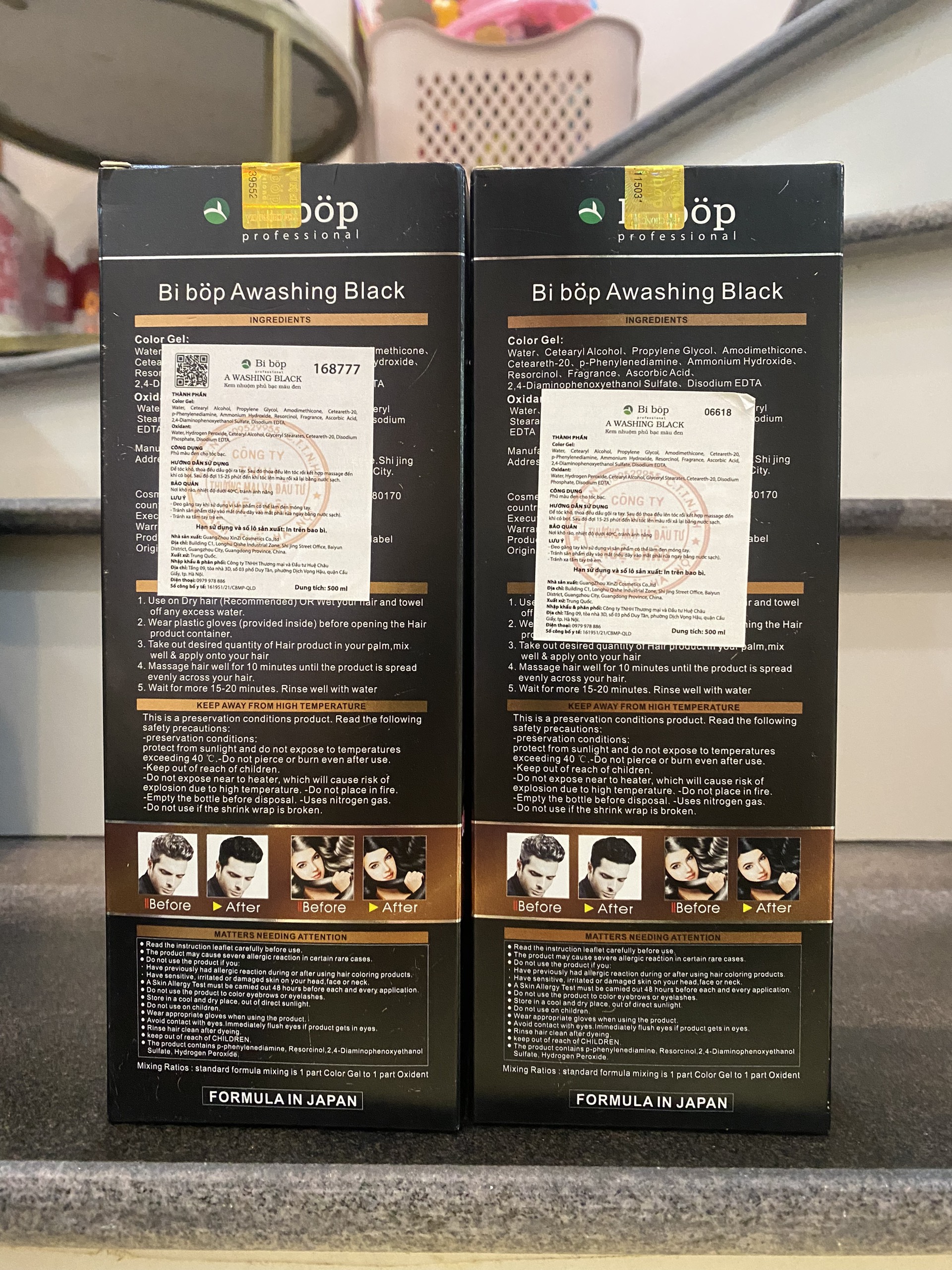 [CHÍNH HÃNG] DẦU GỘI ĐEN TÓC BIBOP - PHỦ BẠC PHỦ NHUỘM CAO CẤP