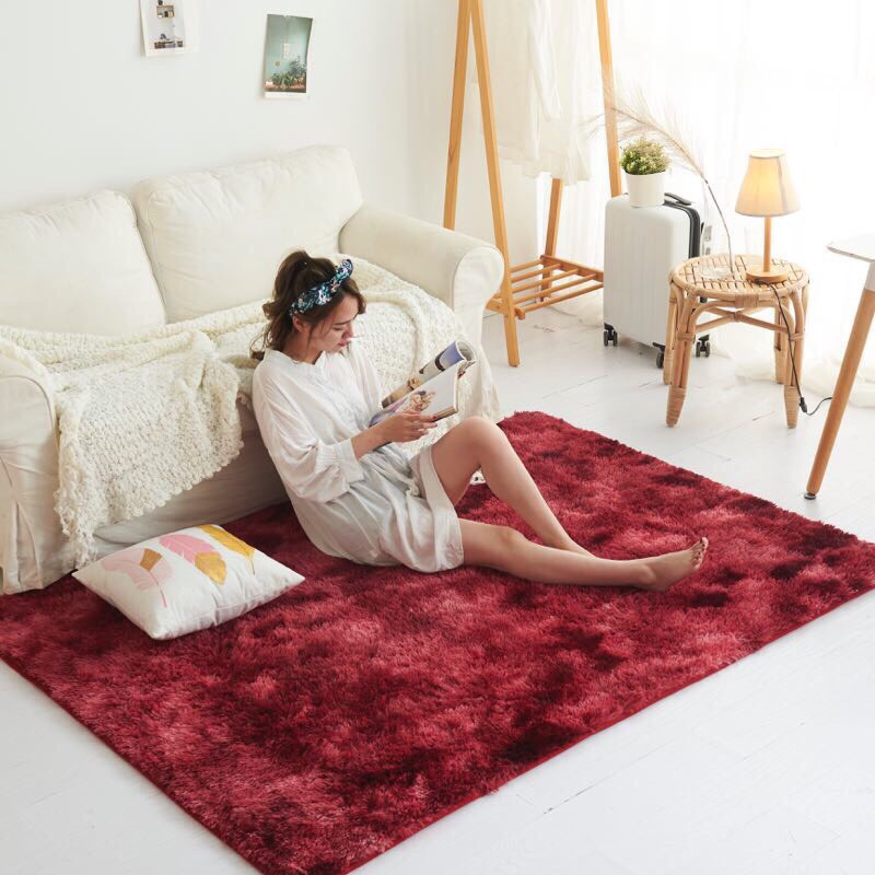 Thảm Lông Loang Một Màu Dày Dặn Trải Sàn Cực Đẹp Làm Cho Phòng Của Bạn Trở Lên Sang Trọng Quý Phái Hơn Bao Giờ Hết