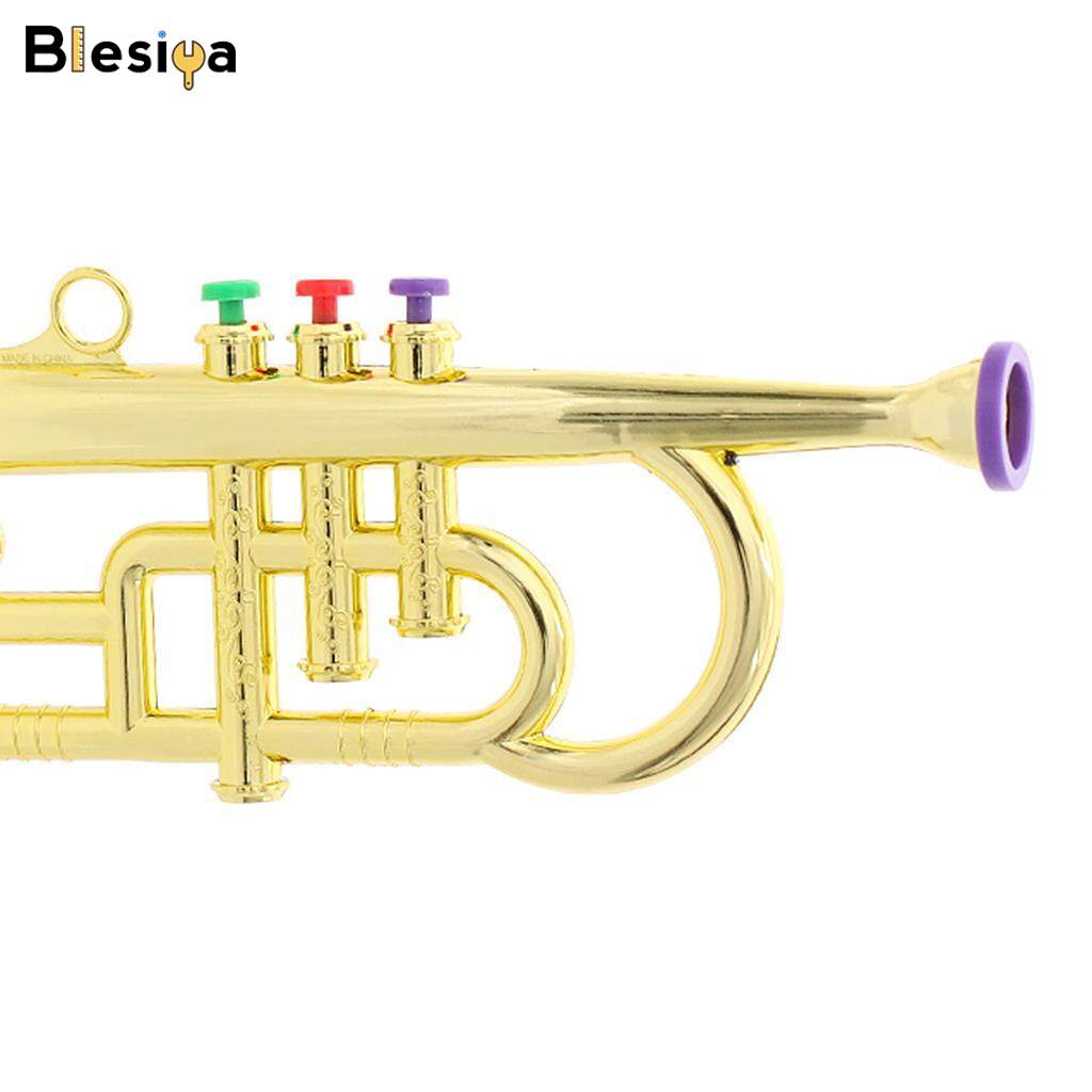 Blesiya còi kèn trumpet bằng nhựa cho trẻ em với 3 phím màu