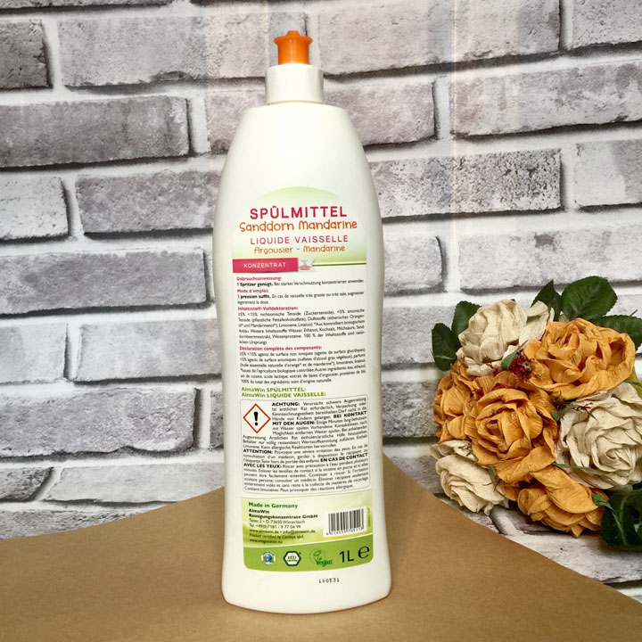 Nước Rửa Chén Hương Quýt  Hữu Cơ Almawin 1lit