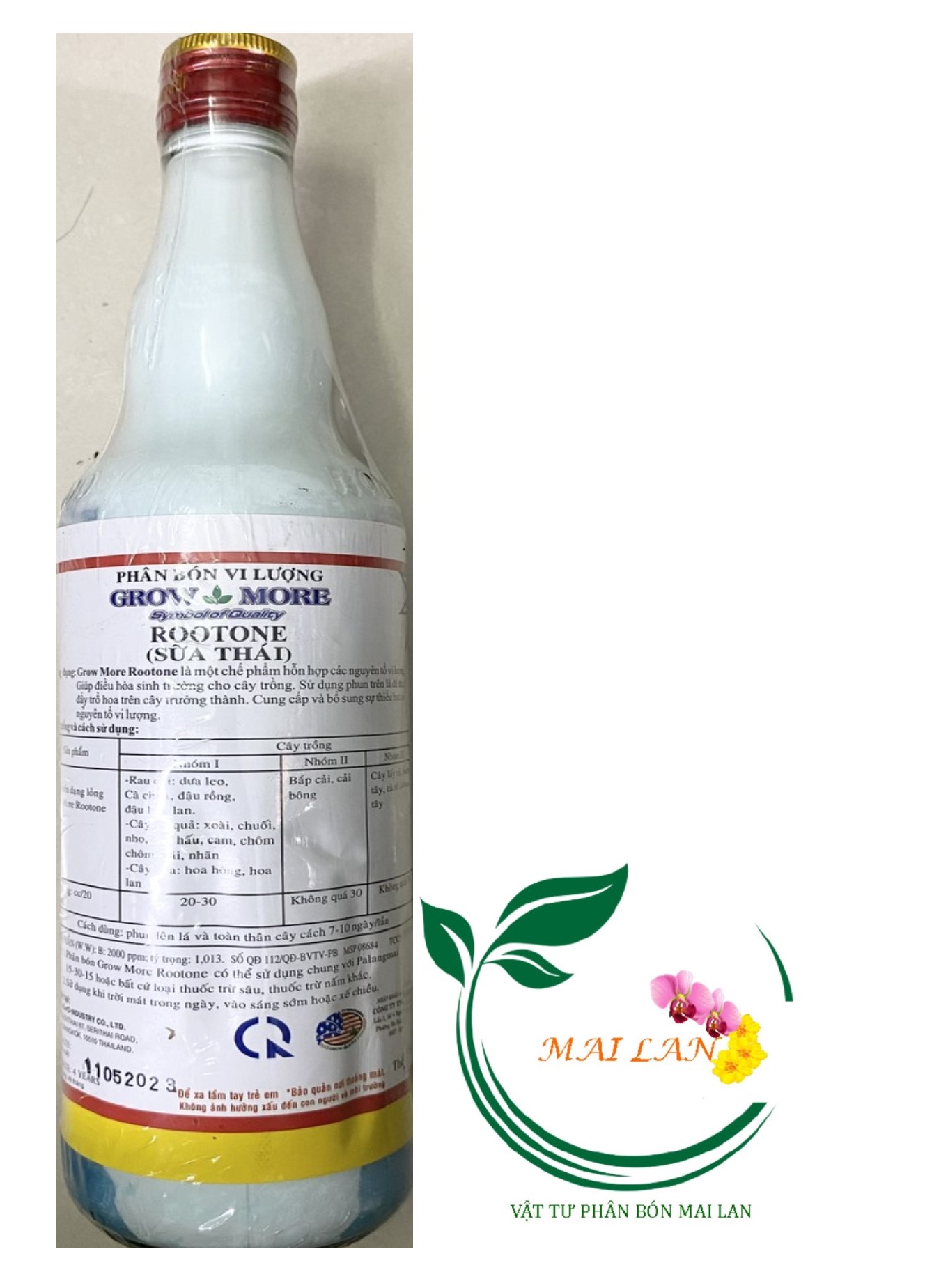 Phân Bón Tạo Rễ Rootone (Sữa Thái GM) - #501A# 725ml