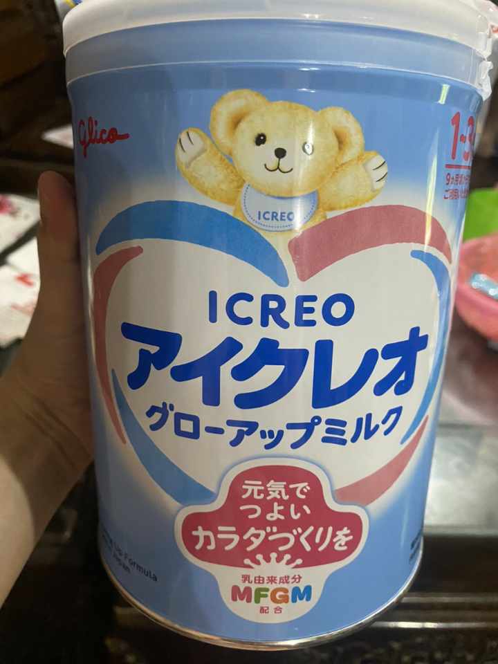 Sữa bột công thức Glico Icreo số 1 820g  HSD 3-2025