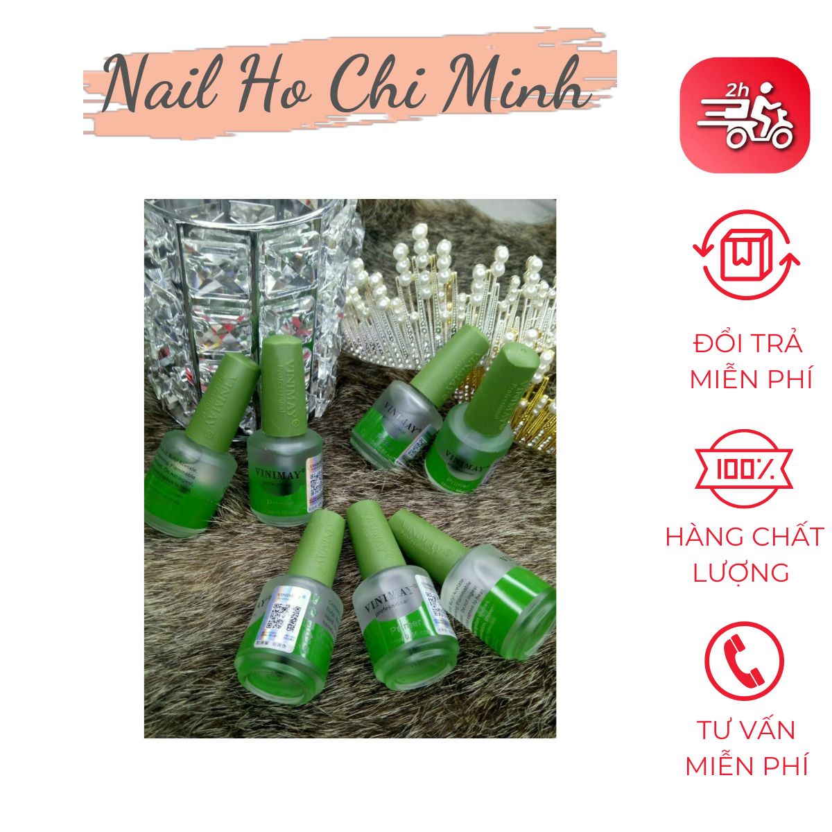 [HCM]Kiềm dầu Vinimay chính hãng - Primer chuyên dụng cho dân làm móng giúp sơn gel bền và bám lâu hơn