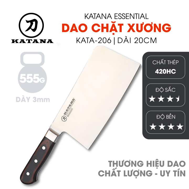 Dao chặt chuyên dụng KATANA Essential Chopping –…