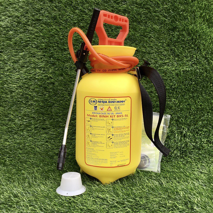 Bình Xịt Bình Minh 5 Lít chất lượng cao, bình tưới, bình phun tưới cây
