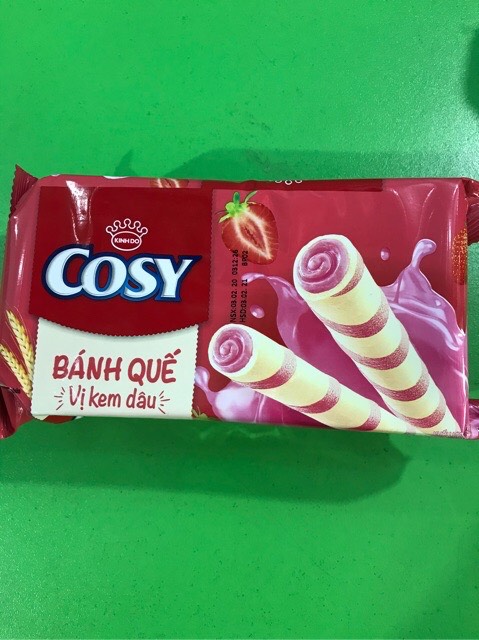 Bánh quế Cosy Kinh Đô vị dâu 117,6g (date mới nhất)
