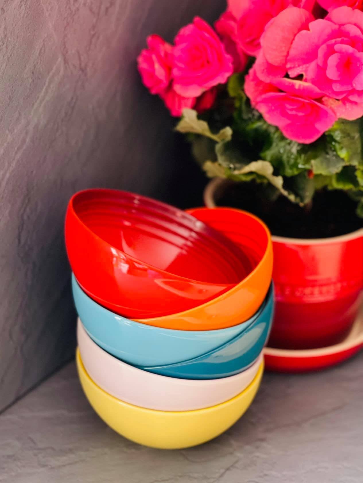 SET 6 BÁT ĂN CƠM CẦU VỒNG LE CREUSET 12CM