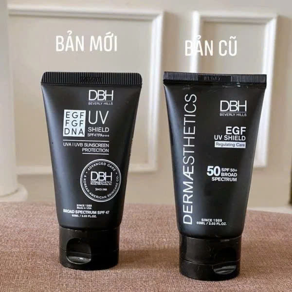 Kem Chống Nắng DBH EGF UV Shield SPF50/PA+++ mẫu mới