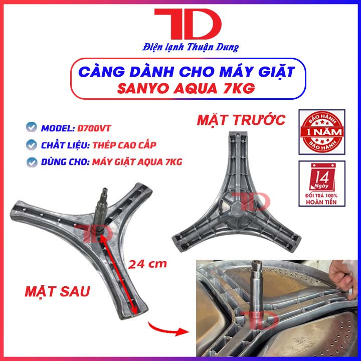 Càng máy giặt sanyo inverter d700vt, chảng ba máy giặt sanyo - điện lạnh thuận dung