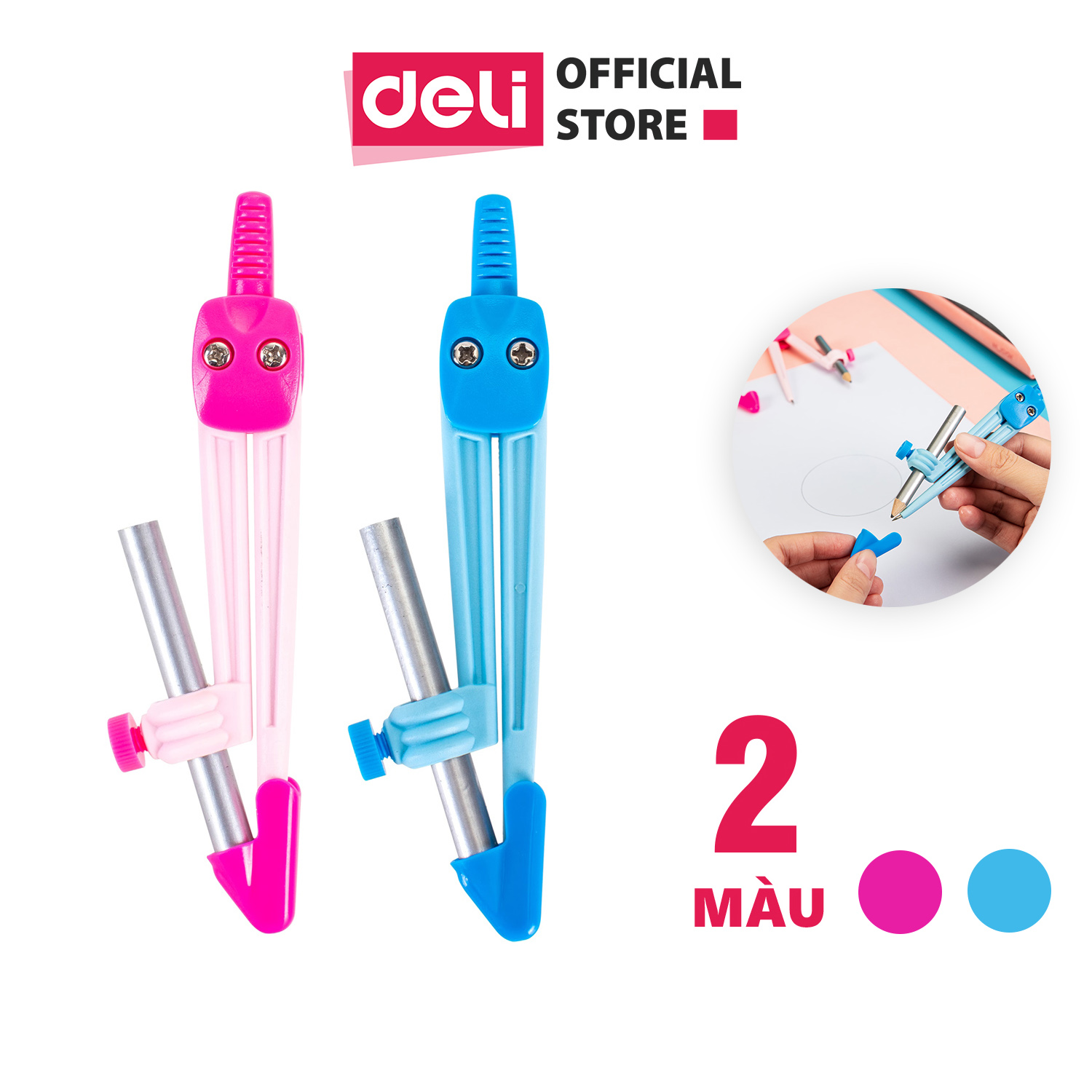 [HCM]Compa chì cây Deli 8621
