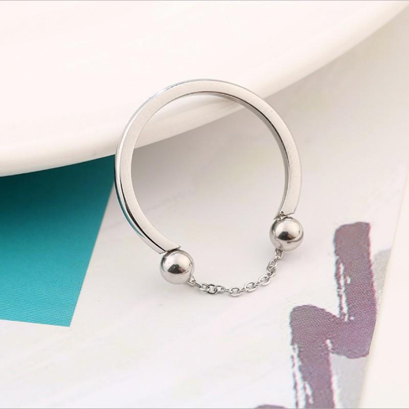 Nhẫn Nữ Cá Tính Titan Không Đen TT 2401