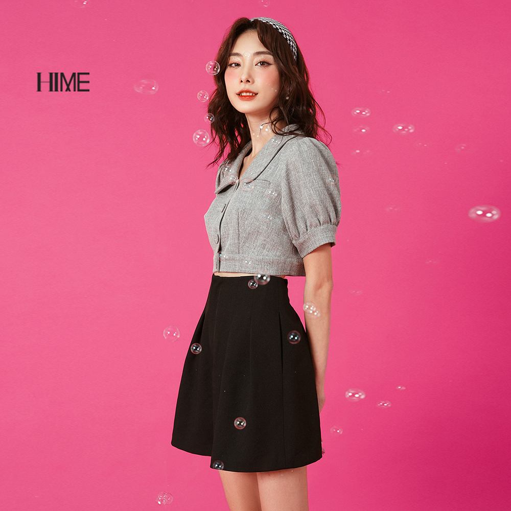 Áo HIME thiết kế dáng croptop ngắn H041