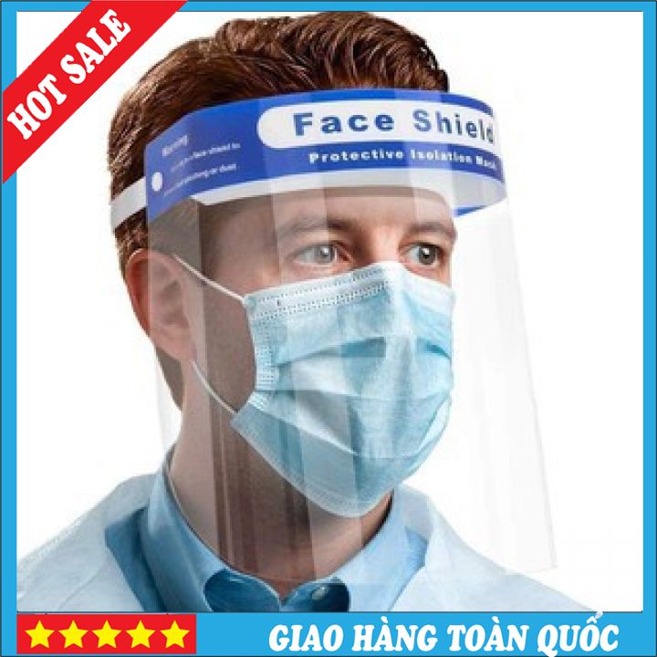 Tấm che mặt phòng dịch, kính chống giọt bắn y tế faceshield