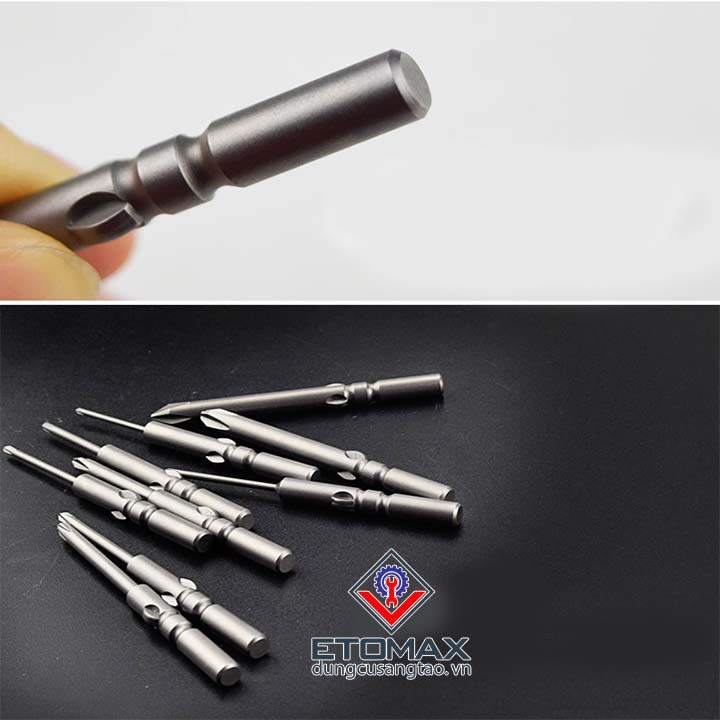 Bộ 10 Đầu Vặn Vít 4 Cạnh Cao Cấp Trục 5Mm
