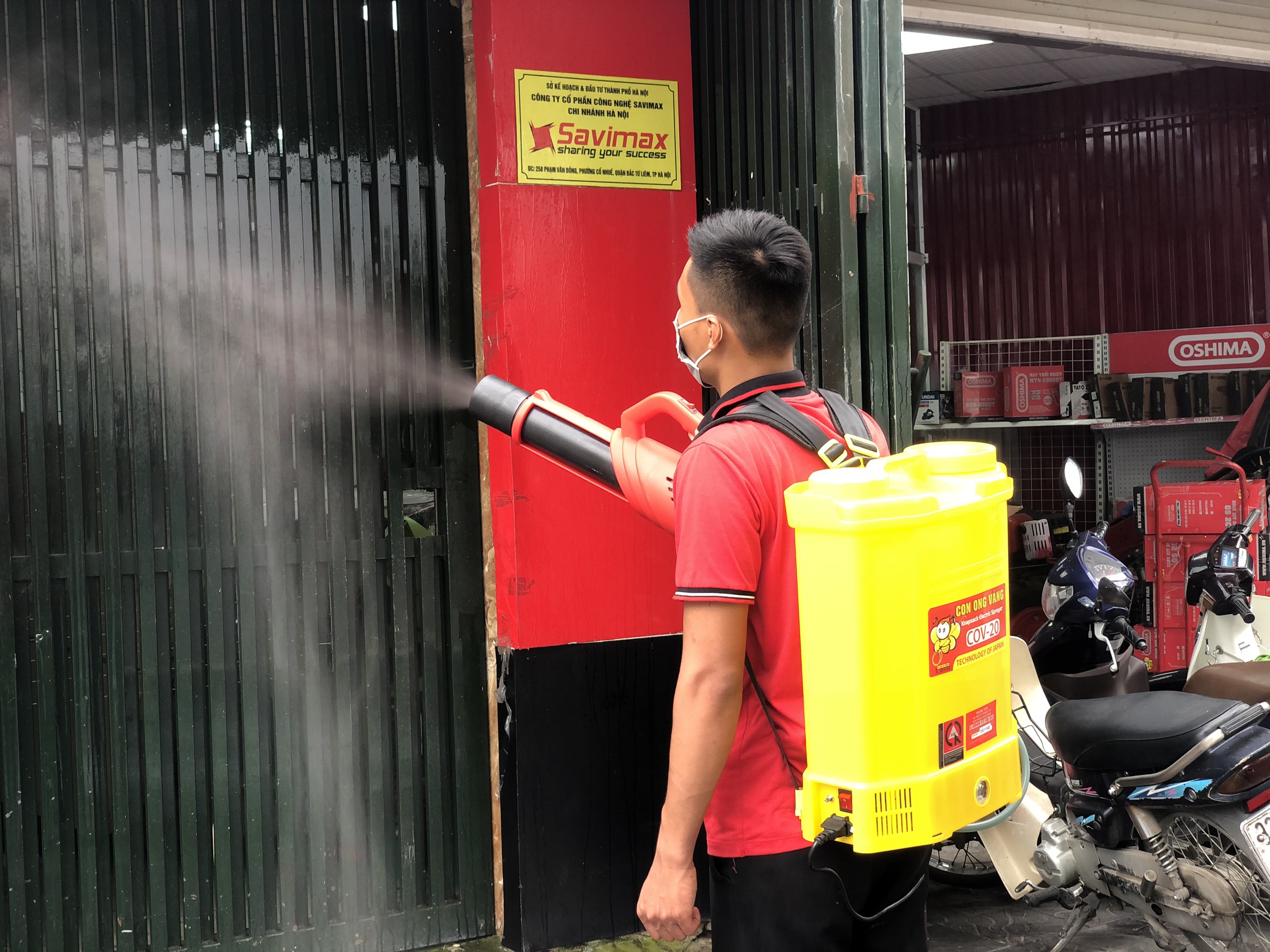 Bình phun th.uốc dạng sương, Máy phun sát khuẩn phòng dịch