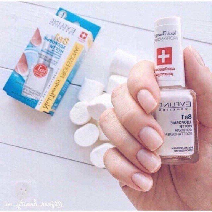 [HCM]Nước Sơn Dưỡng Móng Eveline 8in1 - Nga