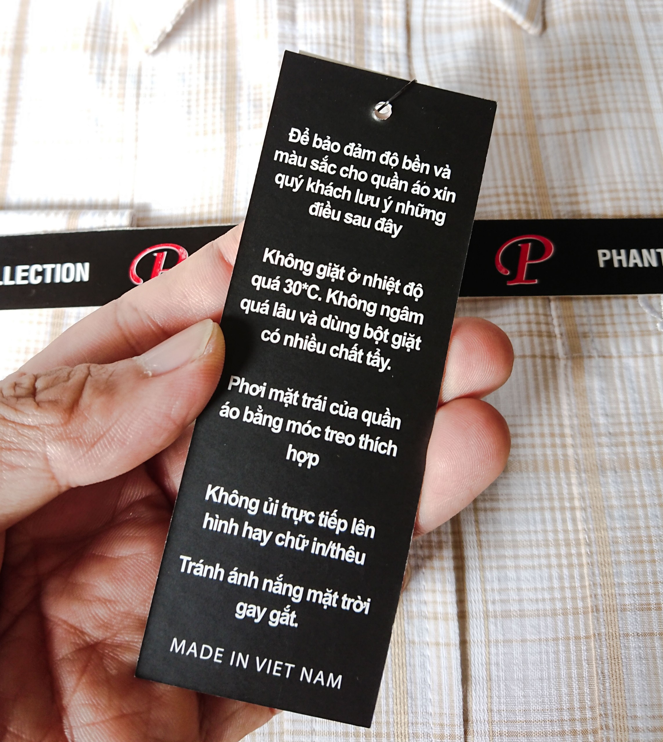 Áo sơ mi nam PHANTIN tay dài B