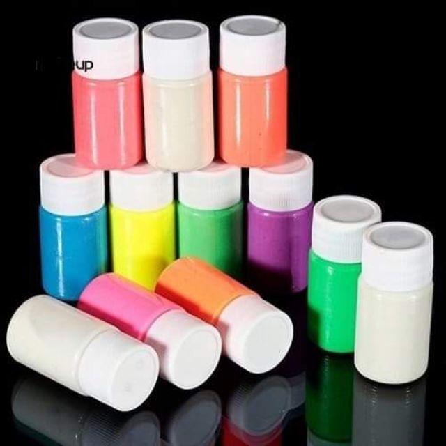 combo 10 lọ sơn dạ quang phát sáng