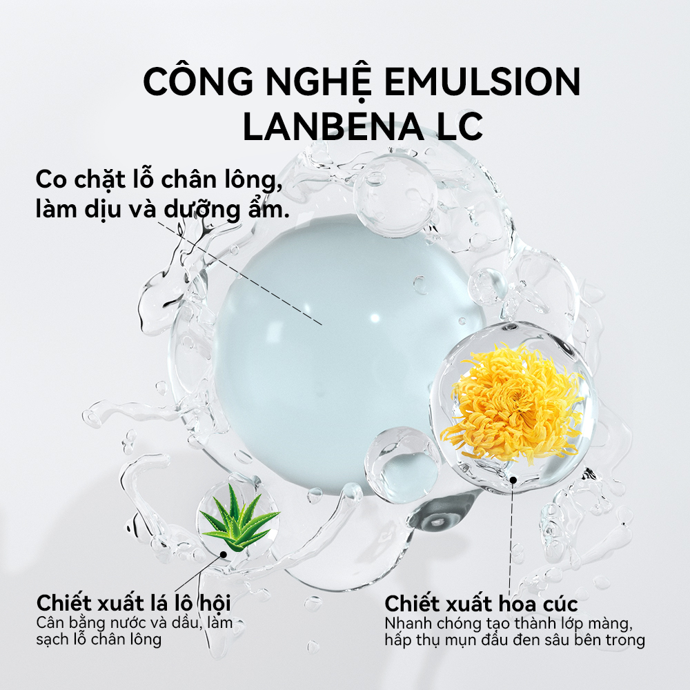 Miếng dán lột mụn mũi LANBENA 30g chăm sóc da hiệu quả
