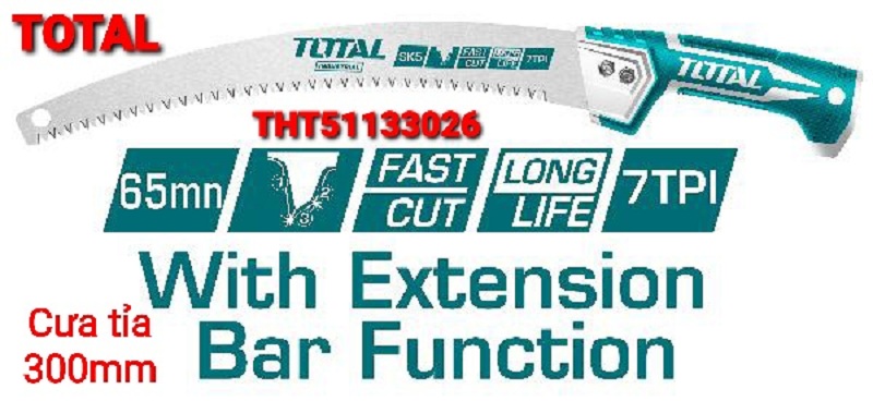 Cưa tỉa 330mm total tht51133026