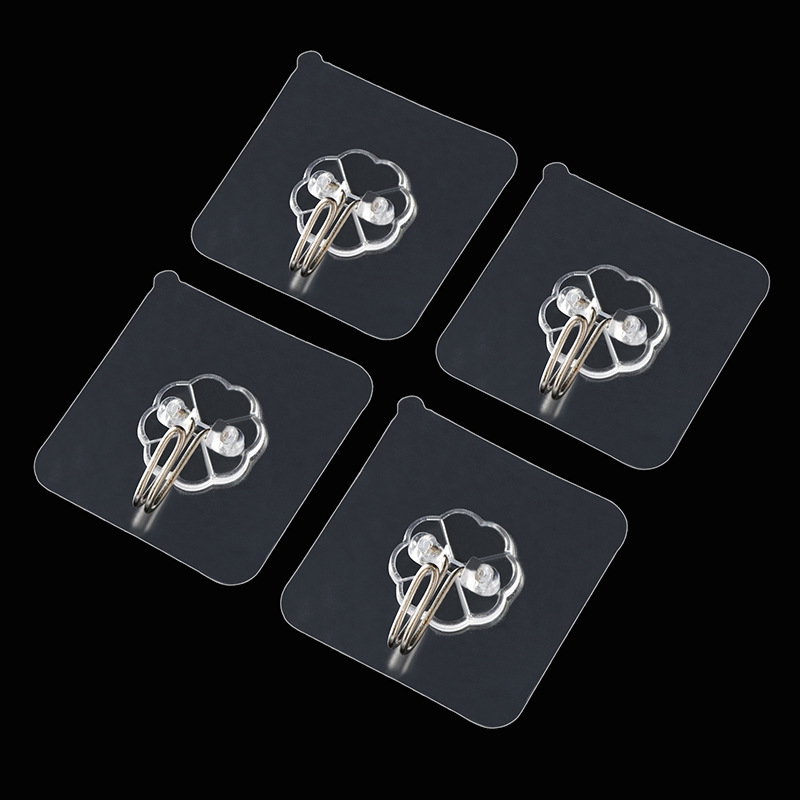 Set 5 móc treo dán tường siêu dính 6x6cm tiện dụng