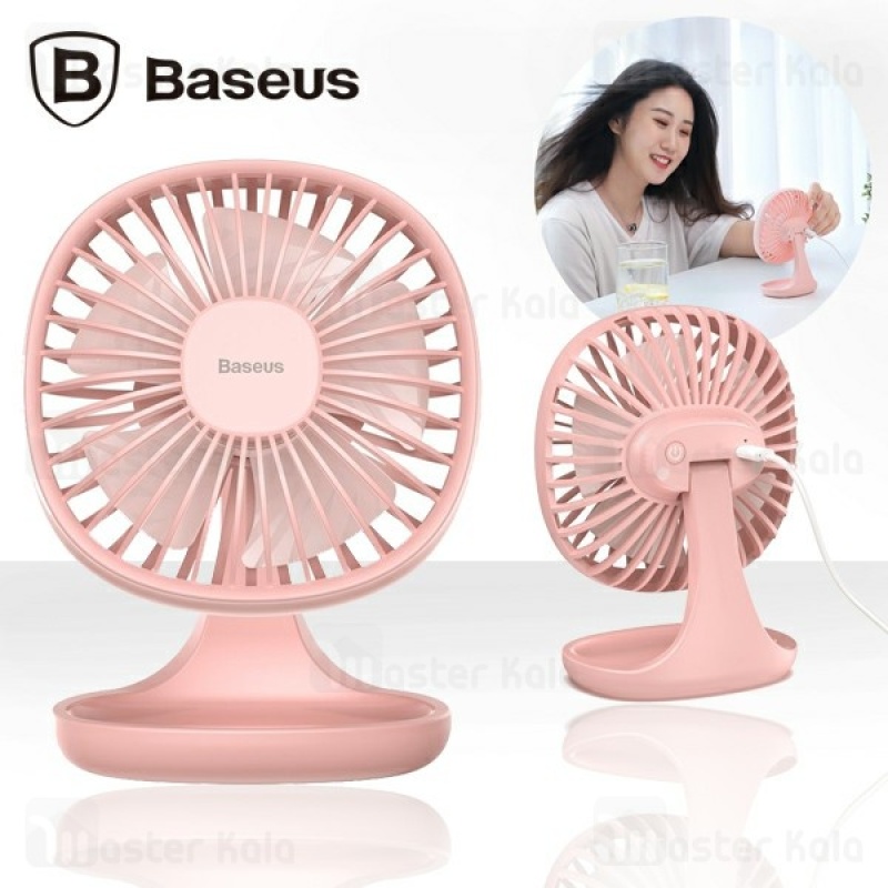 Quạt mini để bàn Baseus Pudding-Shaped Fan (3 tốc độ - Air Cooling Fan Clip Desk Fan)